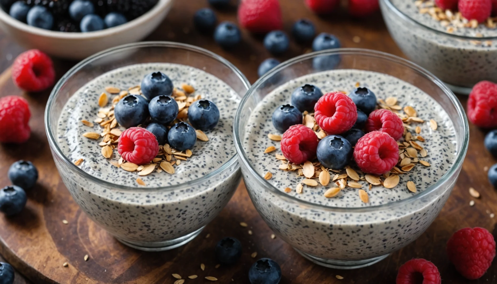 pudding chia lait de coco