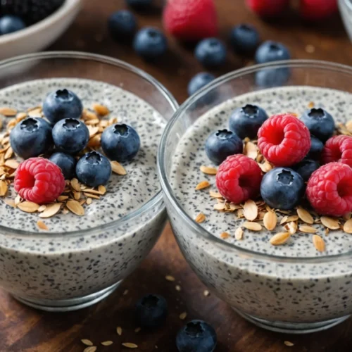 pudding chia lait de coco