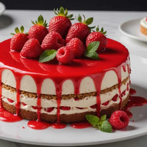 fraise framboise dessert