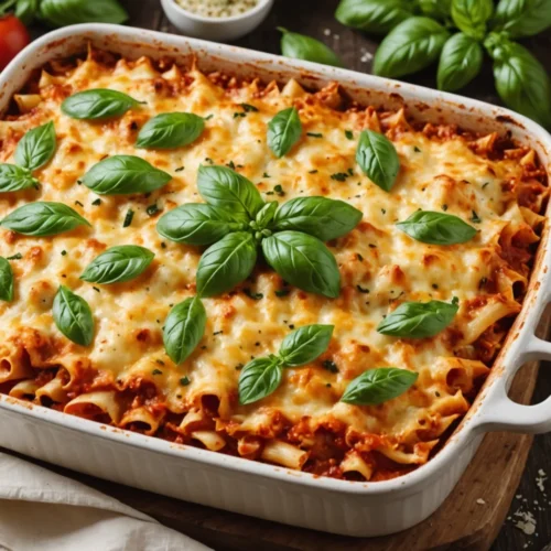 gratin de pates sauce tomates