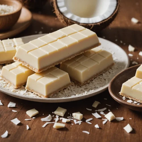 chocolat blanc noix de coco année 80