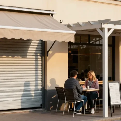 store banne restaurant